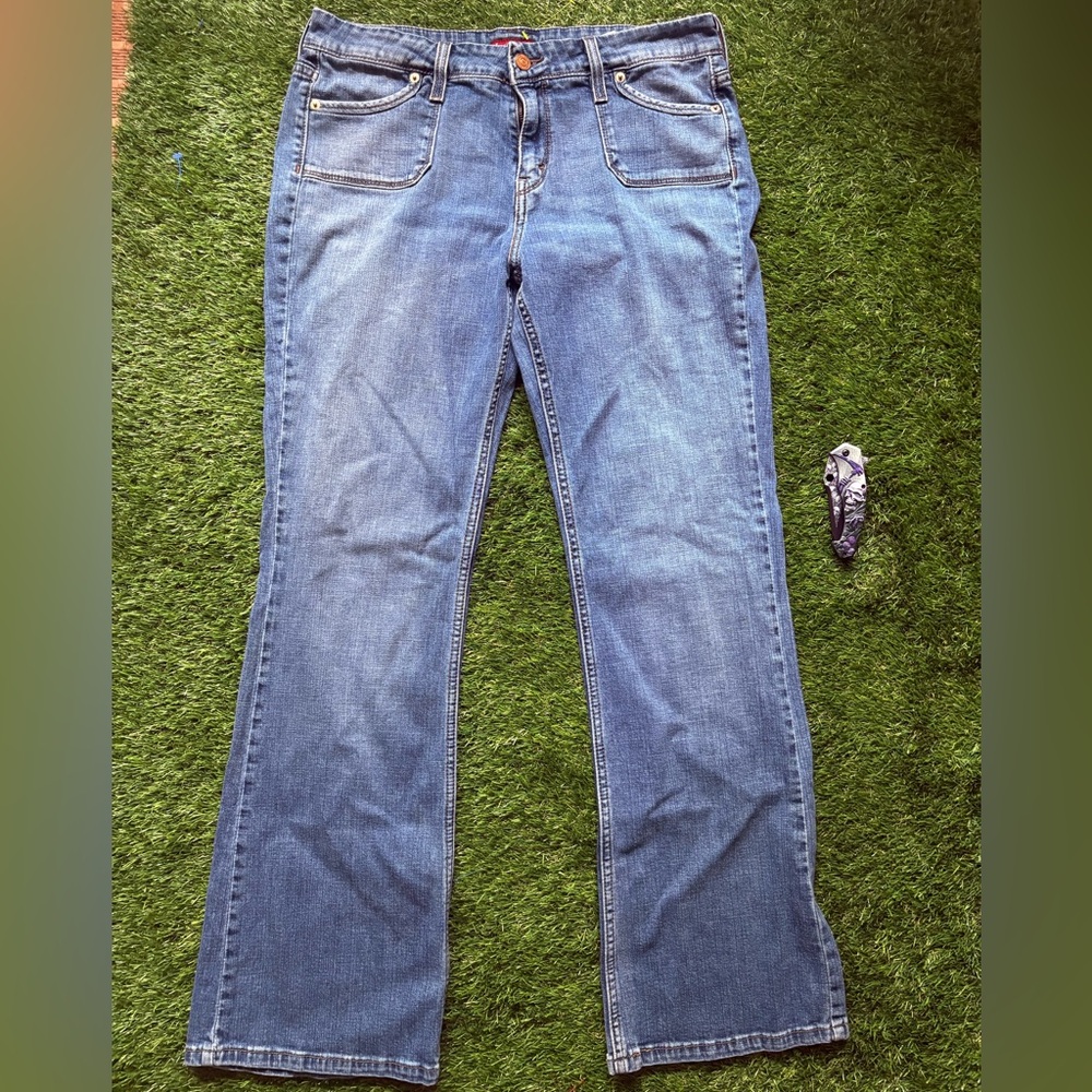 Levis 545 Low Boot Cut Button Flap Jeans